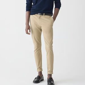 J Crew 250 skinny-fit pant in stretch chino 32 x 32 Tan